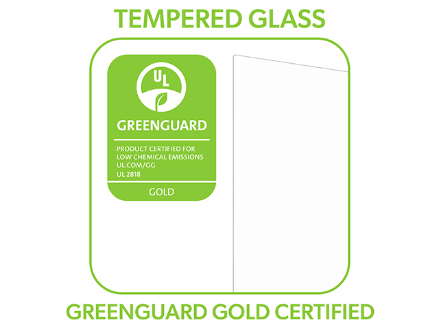 Greenguard gold certified product certified for low chemical emissions