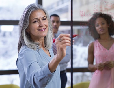 Glass Board Writing and Collaboration