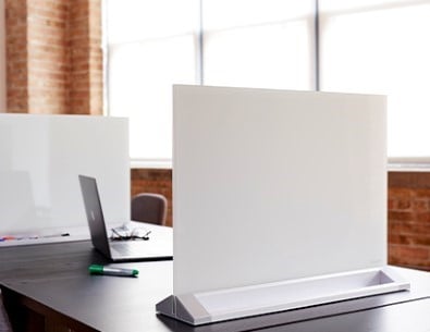 Desktop Glass Dry-Erase Panel