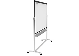 JILoffice Dry Erase Board, Magnetic White Board 36 X 24 Inch, Double Sided  Whiteboard Easel, Silver Aluminum Frame with Two Flipchart Hooks for Office