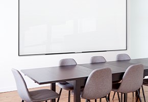 Quartet Nano Whiteboard in conference room